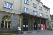 Dawny gmach Towarzystwa Gimnastycznego "Sokół" w Wadowicach. Obecnie budynek jest siedzibą Wadowickiego Centrum Kultury.